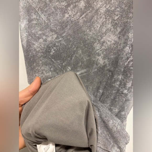 ZARA Metallic Grey Ruched Draped Bodysuit XS - Picture 7 of 11